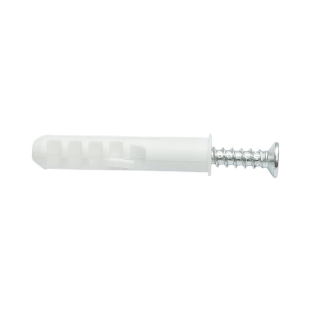 Set diblu universal din plastic alb 10x50mm cu surub 6x45mm 50 buc/set - imagine 5