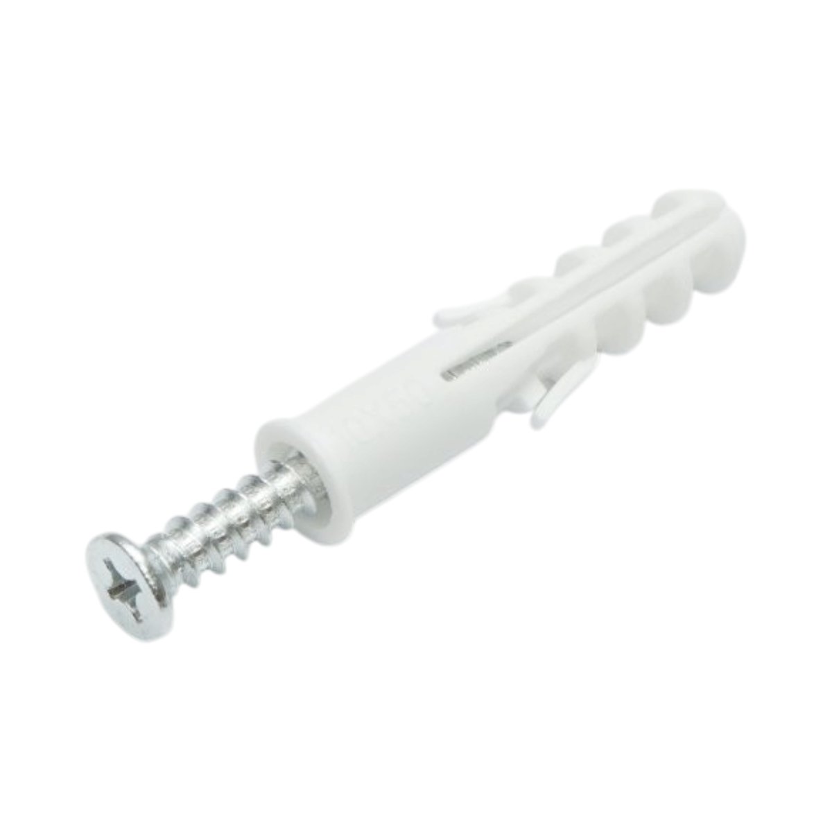 Set diblu universal din plastic alb 10x50mm cu surub 6x45mm 50 buc/set - imagine 6