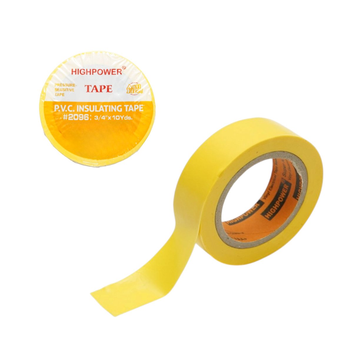 Banda izolatoare galbena vinil 19mm x 9m Anti Fire Super AAA+ HighPower