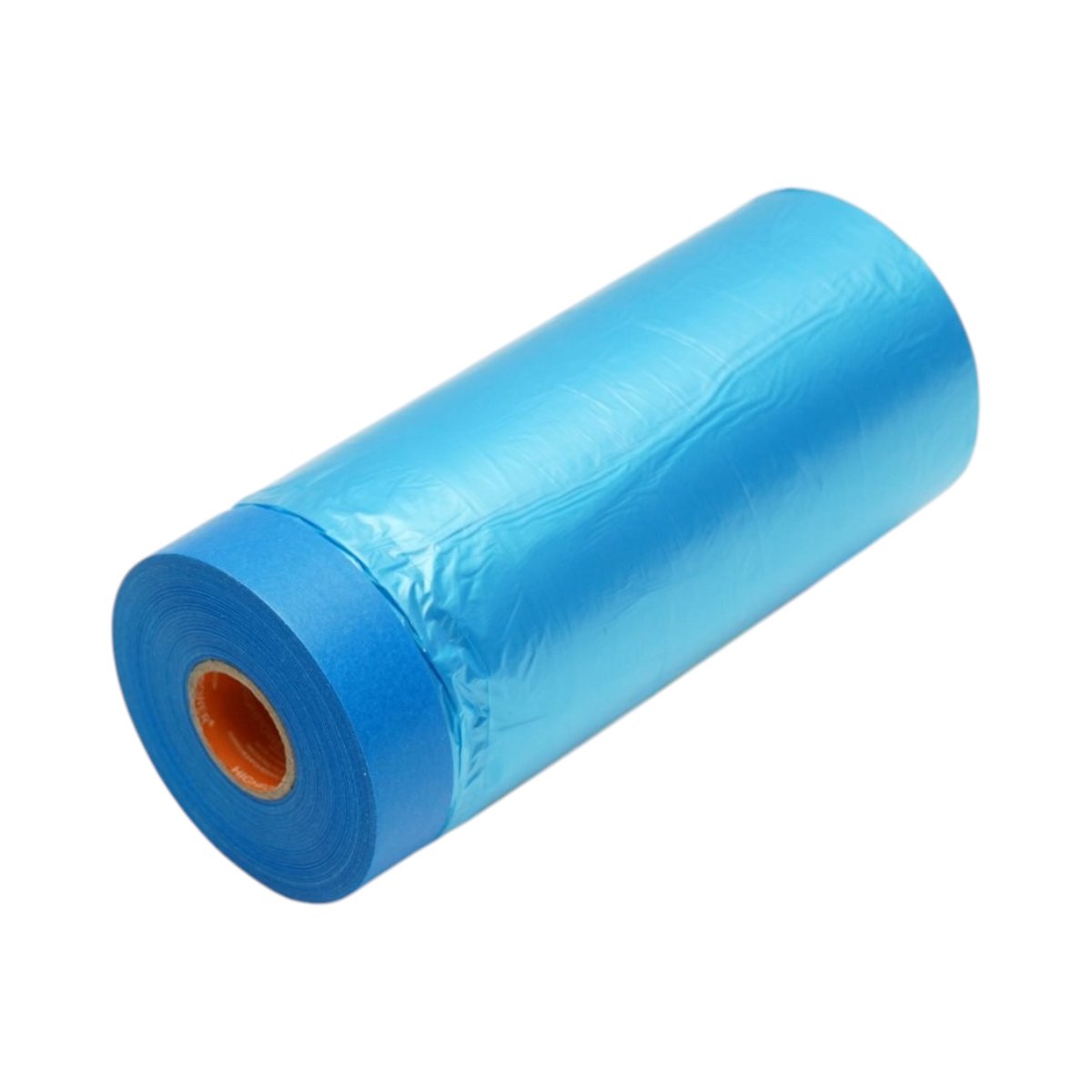 Folie protectie vopsit si zugravit cu banda adeziva albastra 1100mm x 25m HighPower - imagine 7