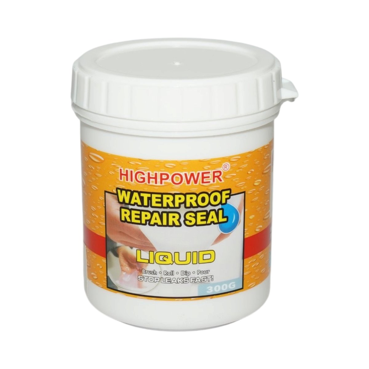 Solutie impermeabilizare cauciuc lichid transparent de etansare si hidroizolare 300g HighPower