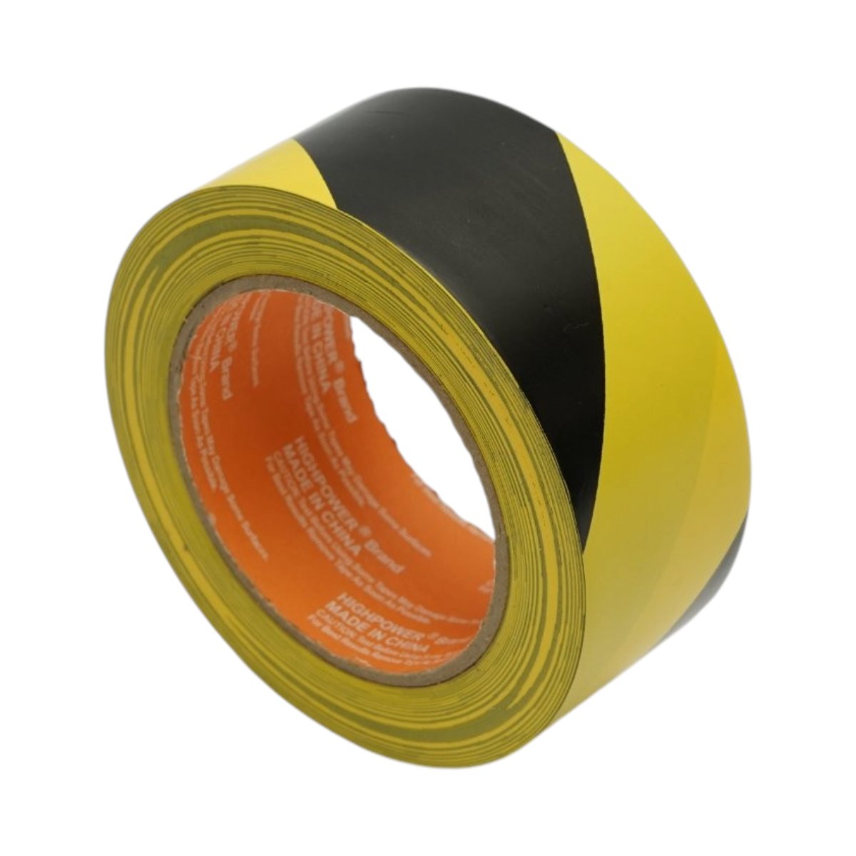 Banda adeziva de avertizare si marcare podea PVC galben-negru 48mm x 33m HighPower - imagine 7