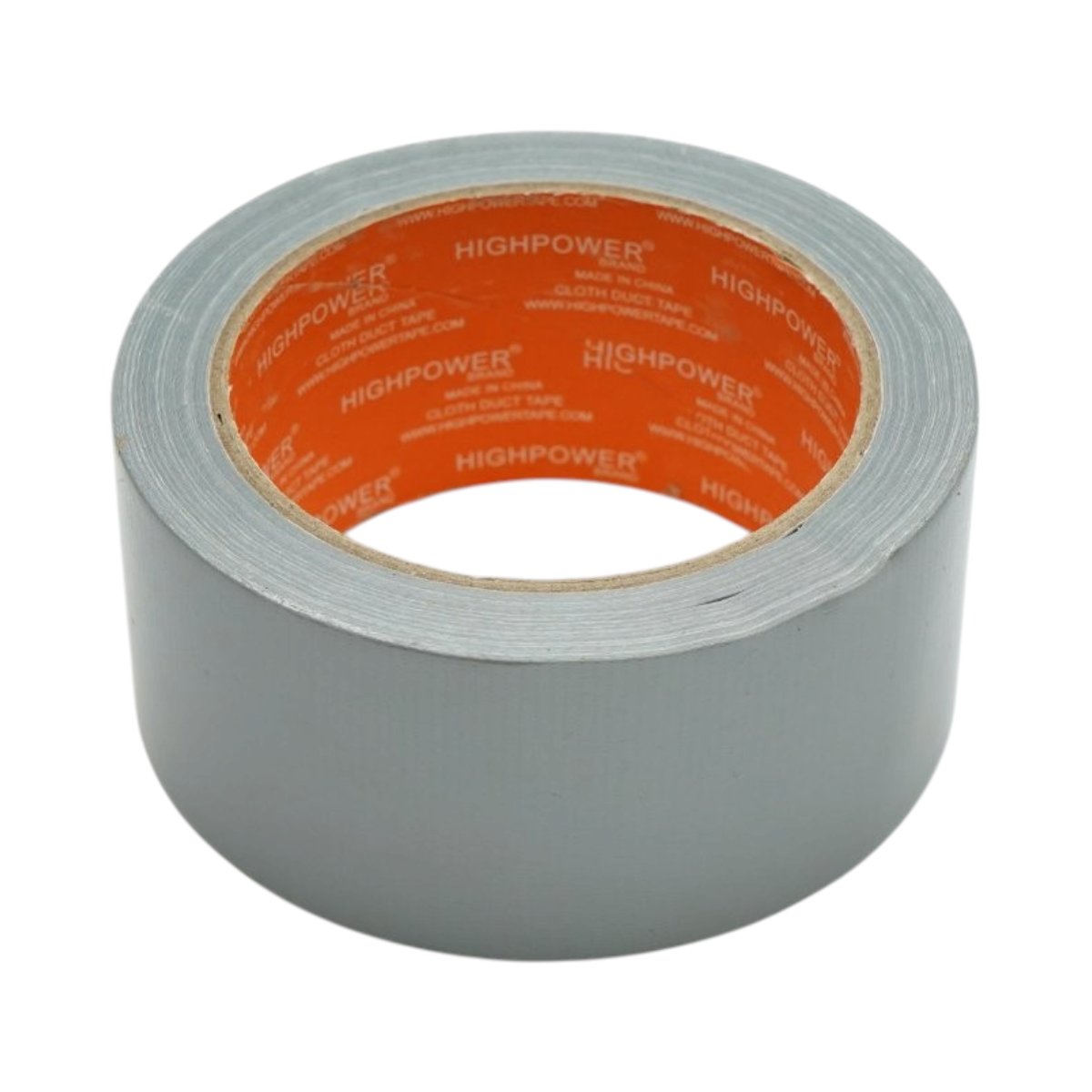 Banda adeziva textila Duct Tape argintie 50mm x 20m pentru reparatii HighPower - imagine 3