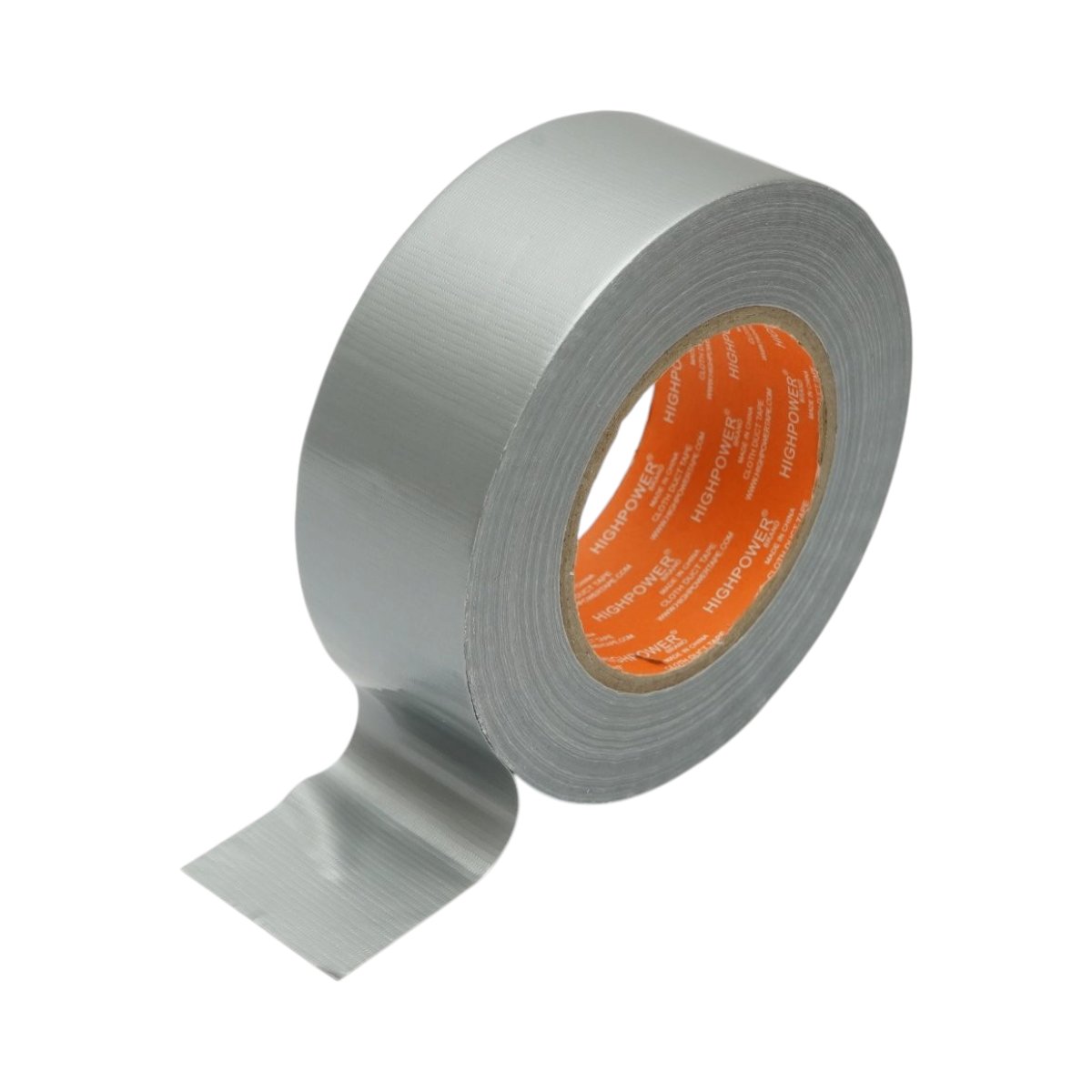 Banda adeziva textila Duct Tape argintie 48mm x 55m pentru reparatii HighPower - imagine 2