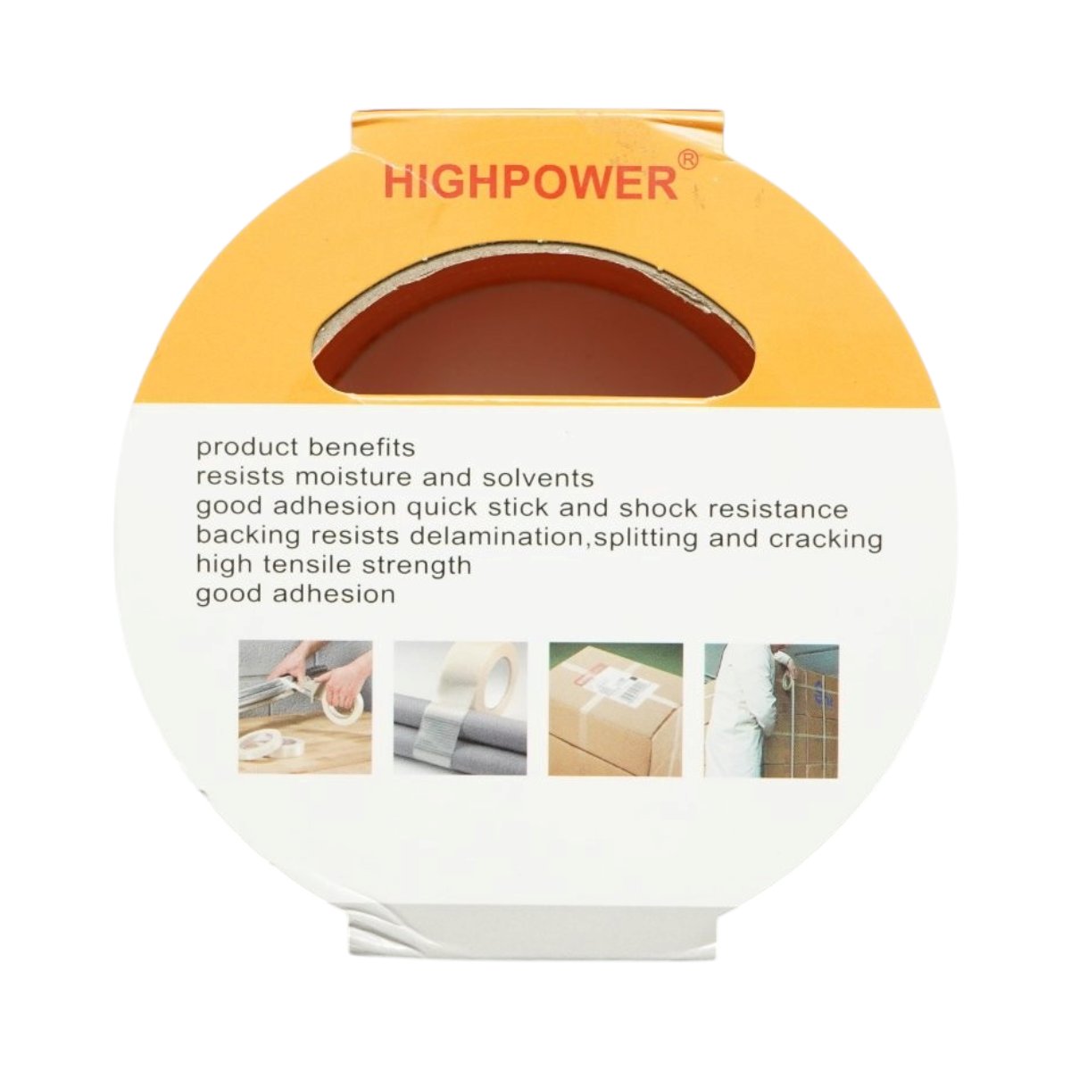 Banda adeziva ranforsata cu filament 48mm x 30m pentru ambalare HighPower - imagine 9