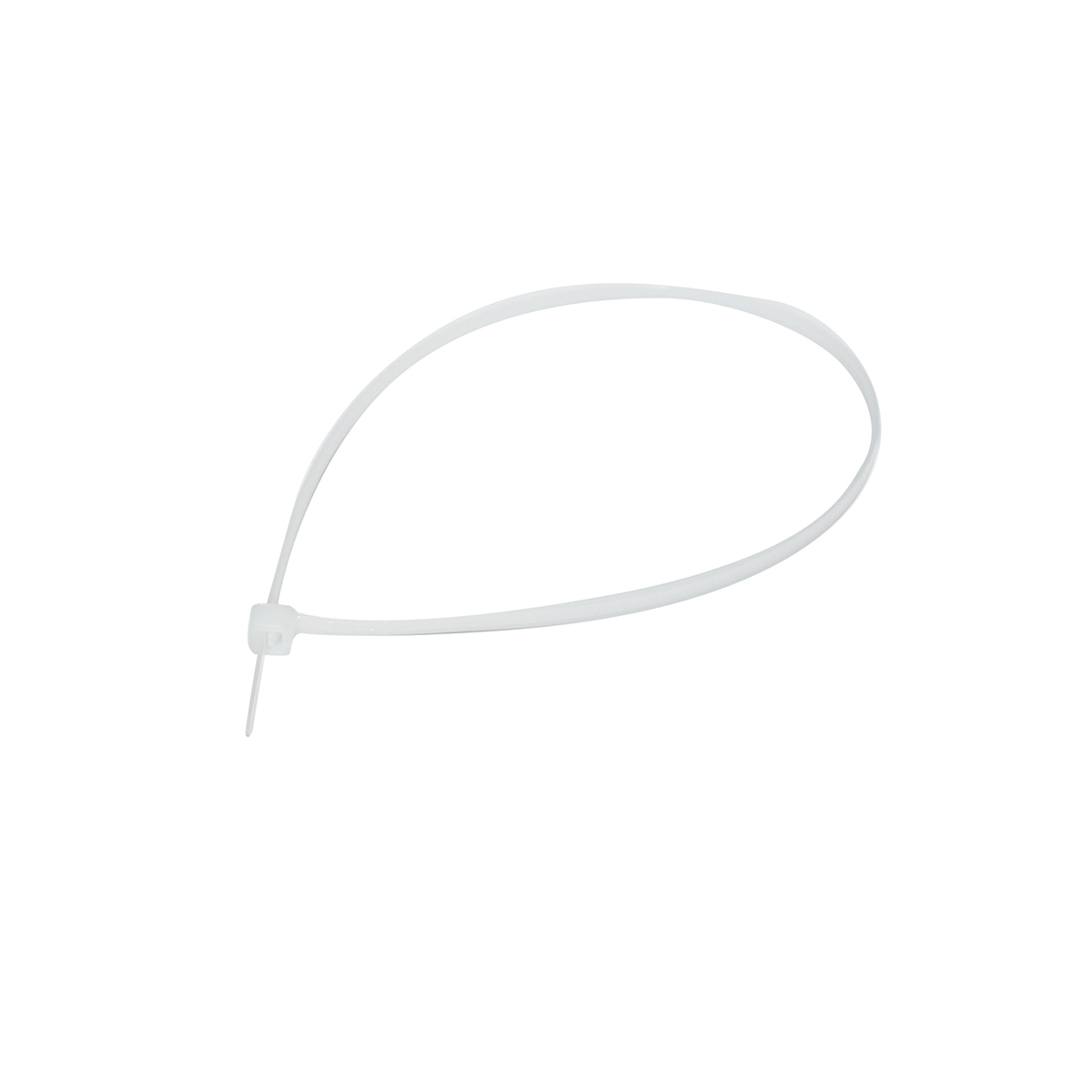 Faseta colier plastic alb 3.6x300mm 100 buc/set Breckner Germany - imagine 3