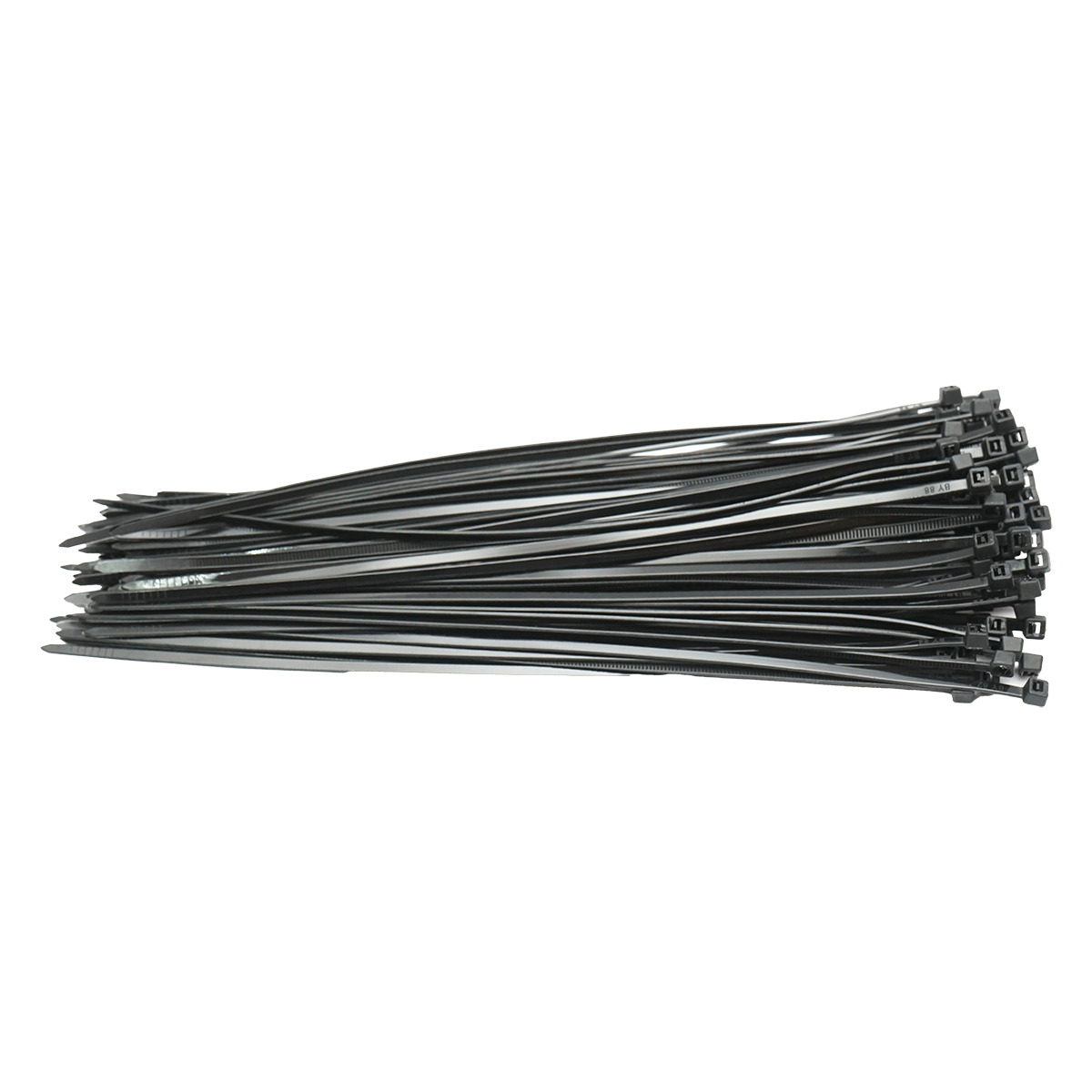 Faseta colier plastic negru 4.8x200mm pentru prindere capace roti auto 100 buc/set Breckner Germany