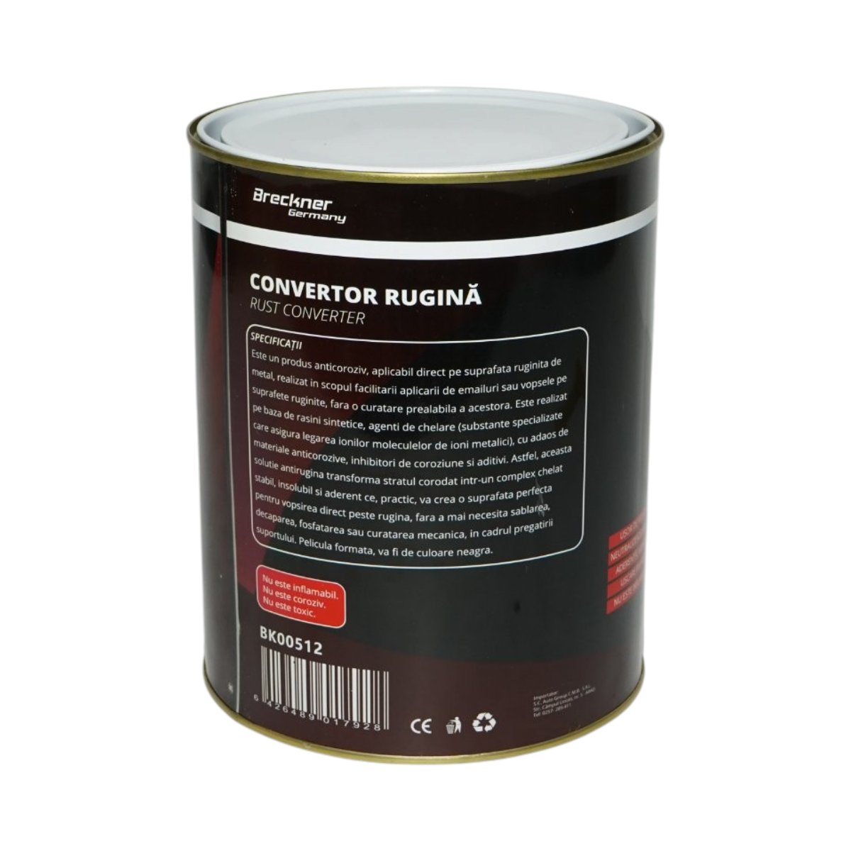 Convertor rugina solutie neutralizare si indepartare rugina 3kg Breckner Germany - imagine 3