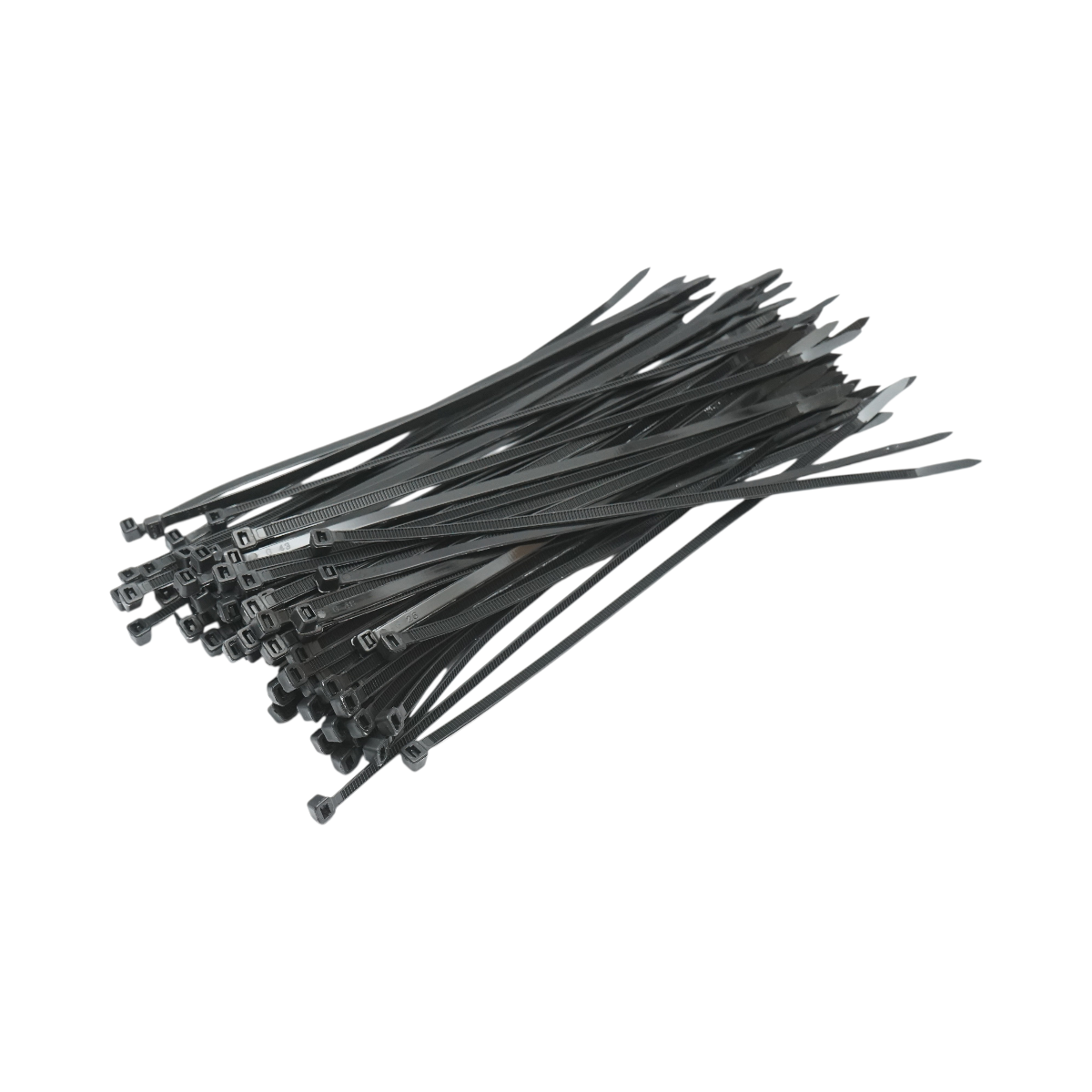 Faseta colier plastic negru 4.8x250mm 100 buc/set Longroad - imagine 2