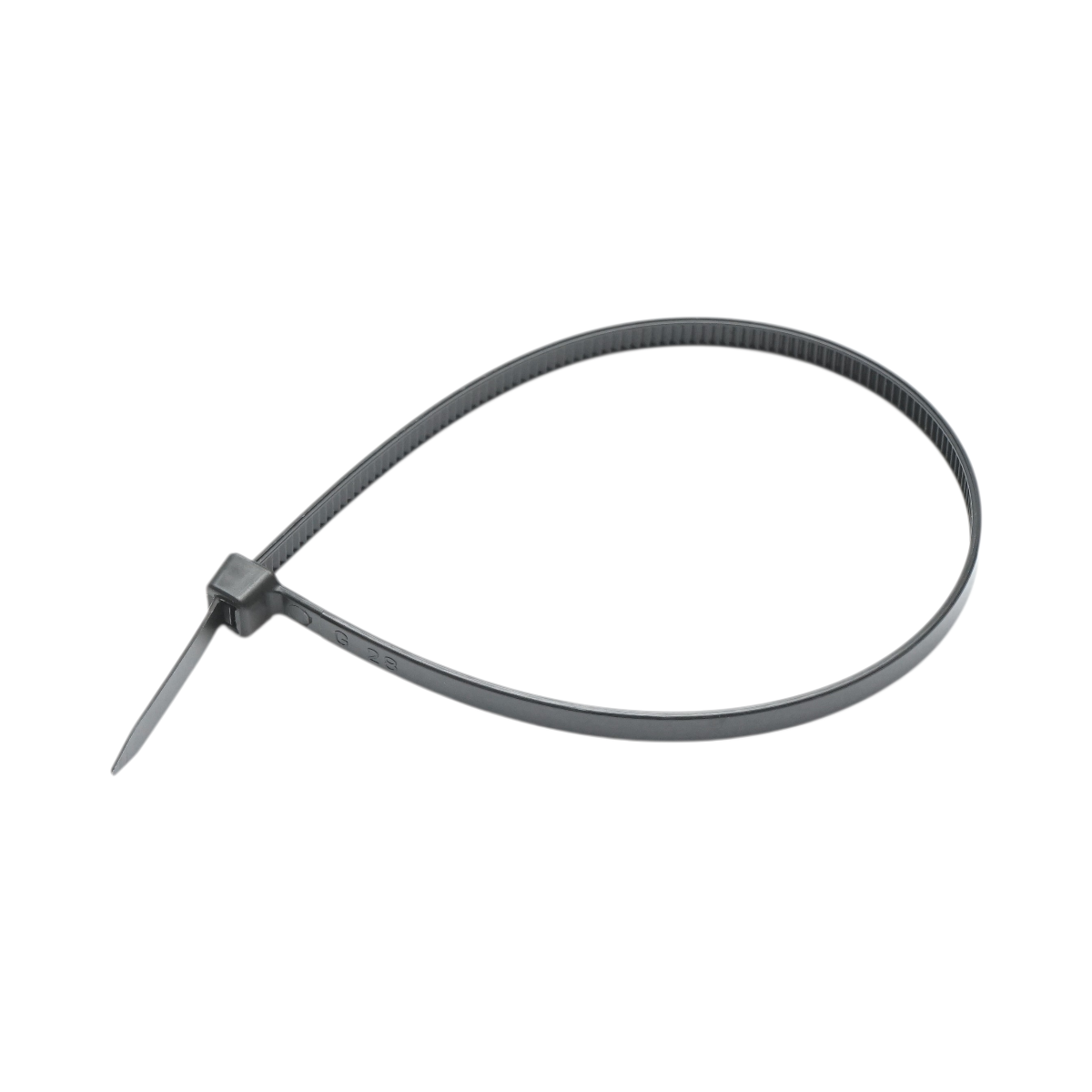 Faseta colier plastic negru 4.8x250mm 100 buc/set Longroad - imagine 3