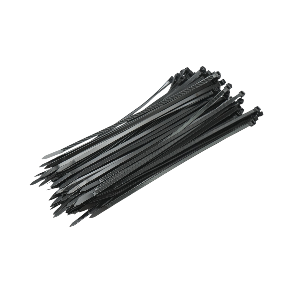 Faseta colier plastic negru 4.8x250mm 100 buc/set Longroad