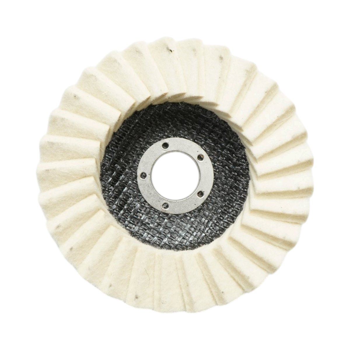 Disc pasla lamelar polisare 125x6x22.23mm, lustruire si finisare metal, inox, aluminiu Breckner Germany - imagine 3