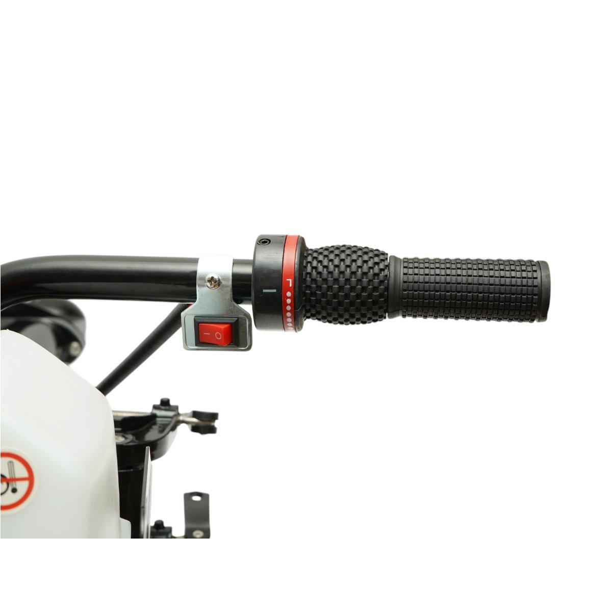Motor barca pe benzina 2.2 CP, 2 timpi, 63cc, turatie 6500rpm, racire cu aer, pornire manuala, elice 3 pale, capacitate rezervor 1.4L THOR - imagine 16