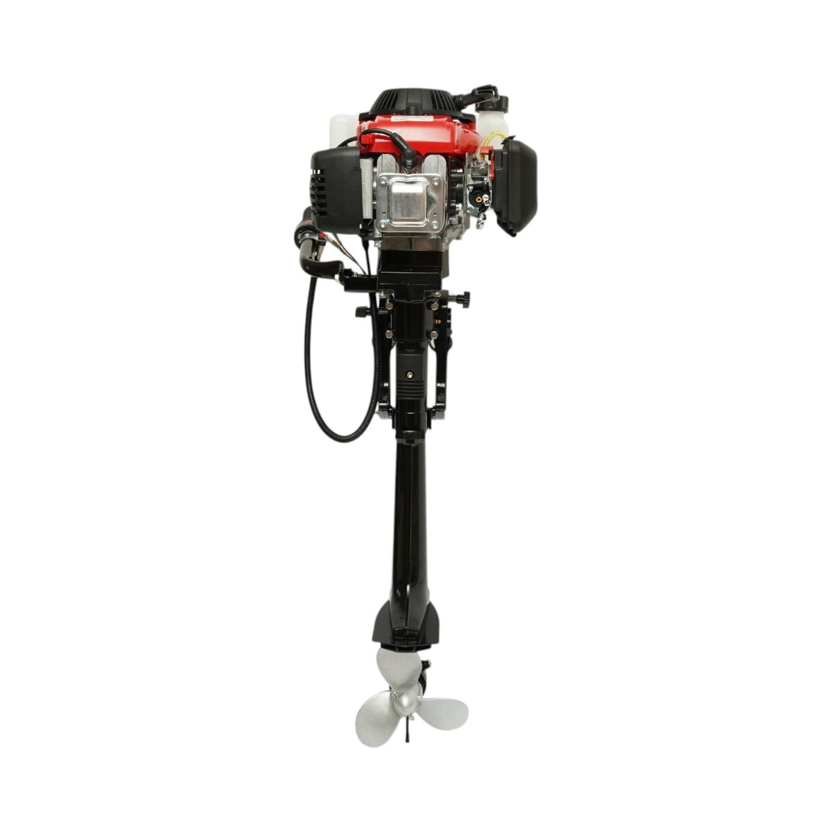 Motor barca pe benzina 2CP, 4 timpi, 53cc, turatie 6500rpm, racire cu aer, CDI, pornire manuala, elice 3 pale, capacitate rezervor 1.2L THOR - imagine 2