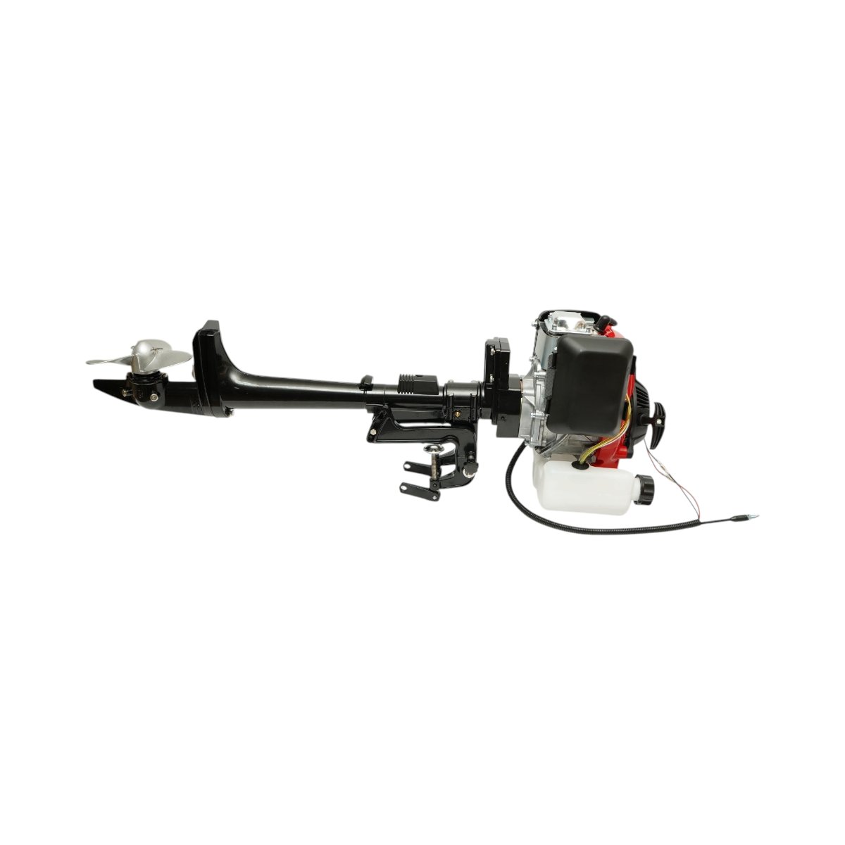 Motor barca pe benzina 2CP, 4 timpi, 53cc, turatie 6500rpm, racire cu aer, CDI, pornire manuala, elice 3 pale, capacitate rezervor 1.2L THOR - imagine 6