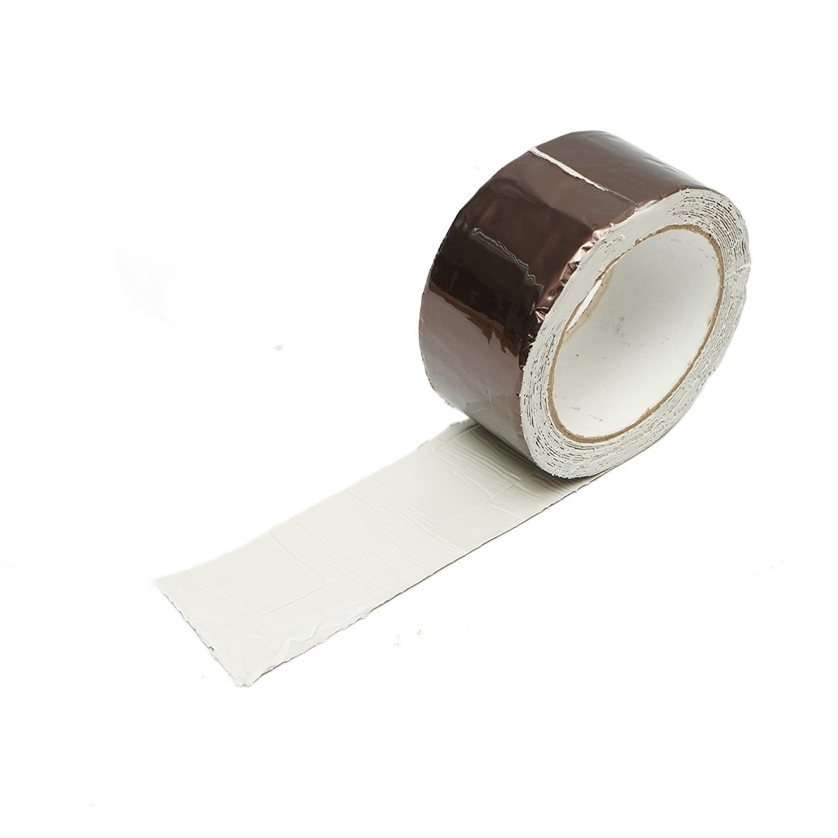 Banda butilica hidroizolanta autoadeziva 50mm x 5m cu folie de aluminiu maro RAL8011 Breckner Germany - imagine 6