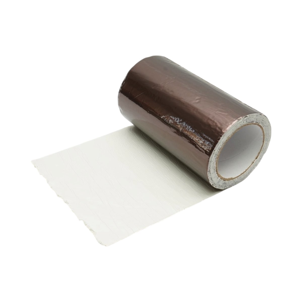 Banda butilica hidroizolanta autoadeziva 200mm x 5m cu folie de aluminiu maro RAL8011 Breckner Germany - imagine 8