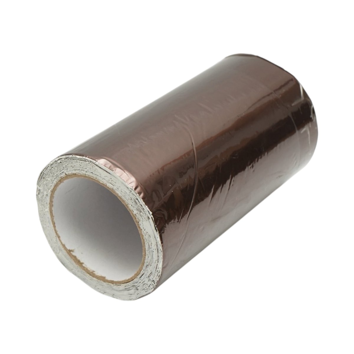 Banda butilica hidroizolanta autoadeziva 200mm x 5m cu folie de aluminiu maro RAL8011 Breckner Germany - imagine 2