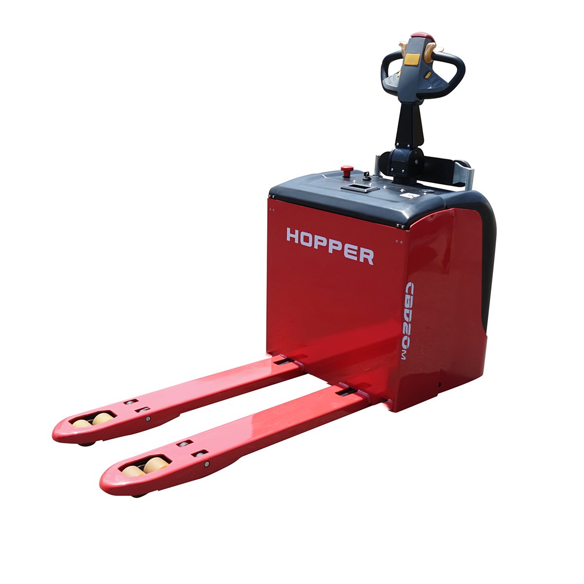 Transpalet electric 2T, baterie 24V, 210Ah, platforma operator, franare electromagnetica, inaltime ridicare 205mm