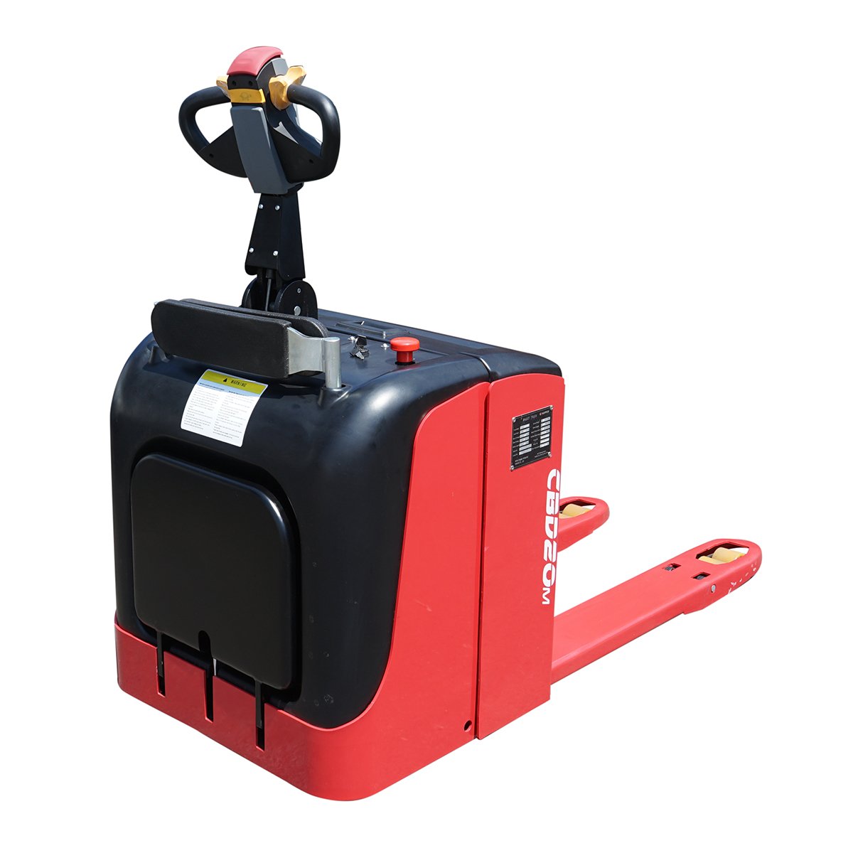 Transpalet electric 2T, baterie 24V, 210Ah, platforma operator, franare electromagnetica, inaltime ridicare 205mm - imagine 6