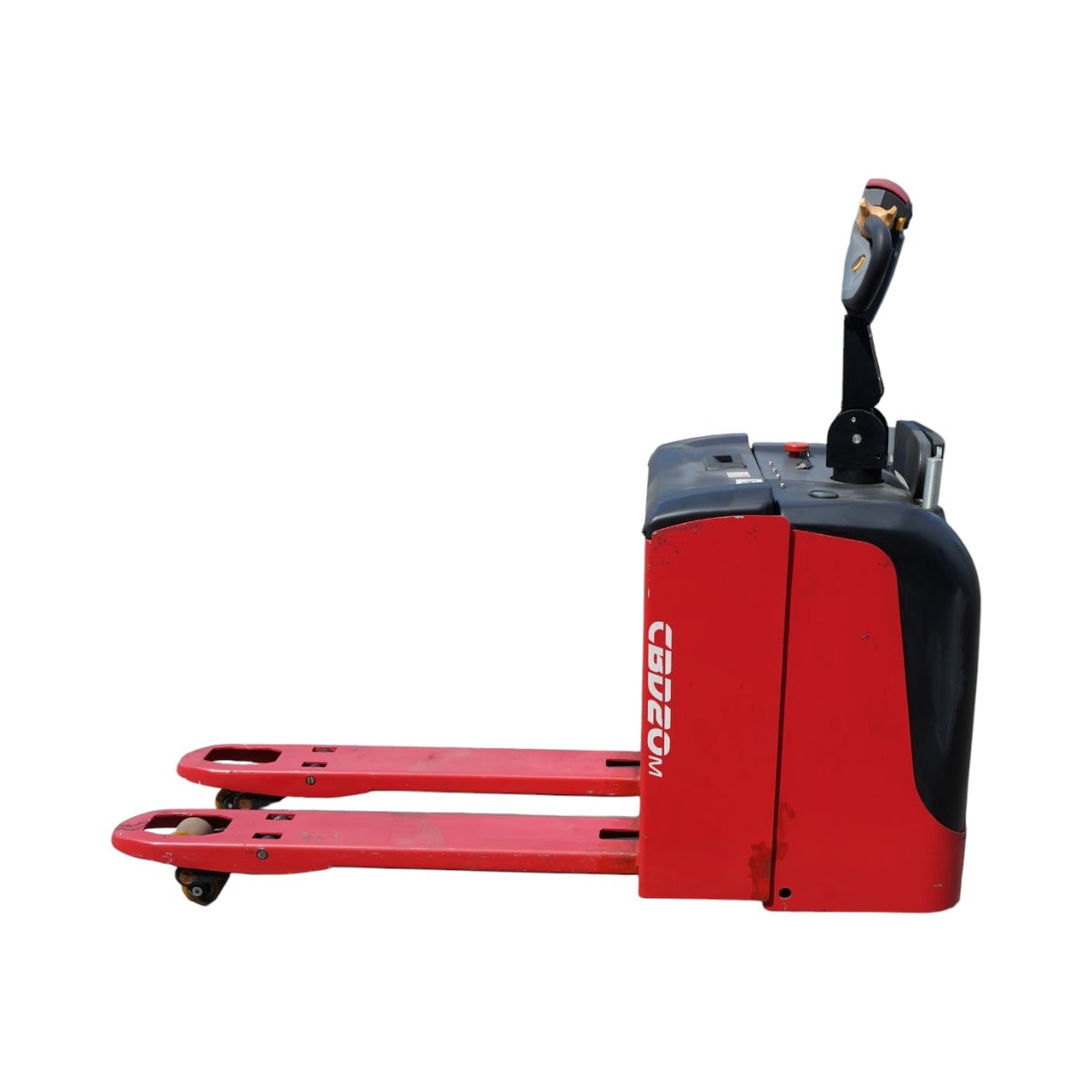 Transpalet electric 2T, baterie 24V, 210Ah, platforma operator, franare electromagnetica, inaltime ridicare 205mm - imagine 5