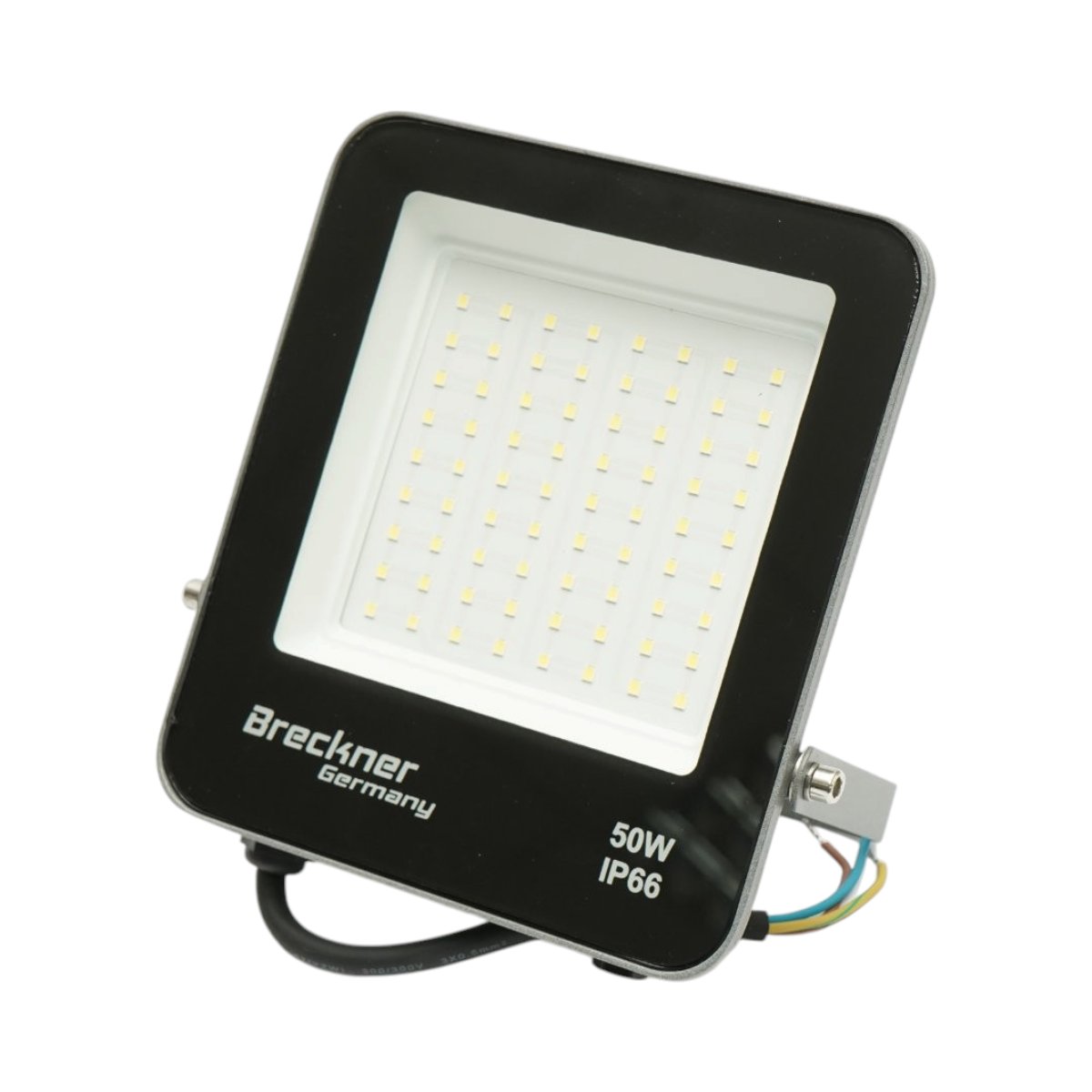 Proiector LED 50W, 220V, 6500K, 4500lm tip Flood 165x145x28mm IP66 Breckner Germany
