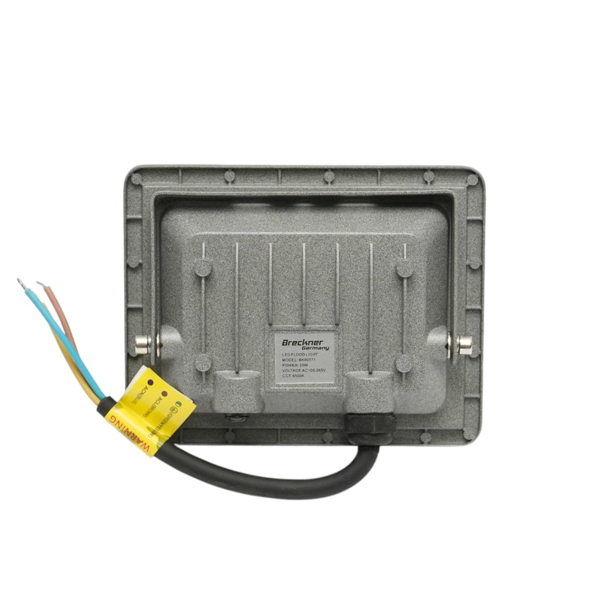 Proiector LED 20W, 100-265V, 6500K, 2000lm tip Flood 115x90x25mm IP66 Breckner Germany - imagine 3