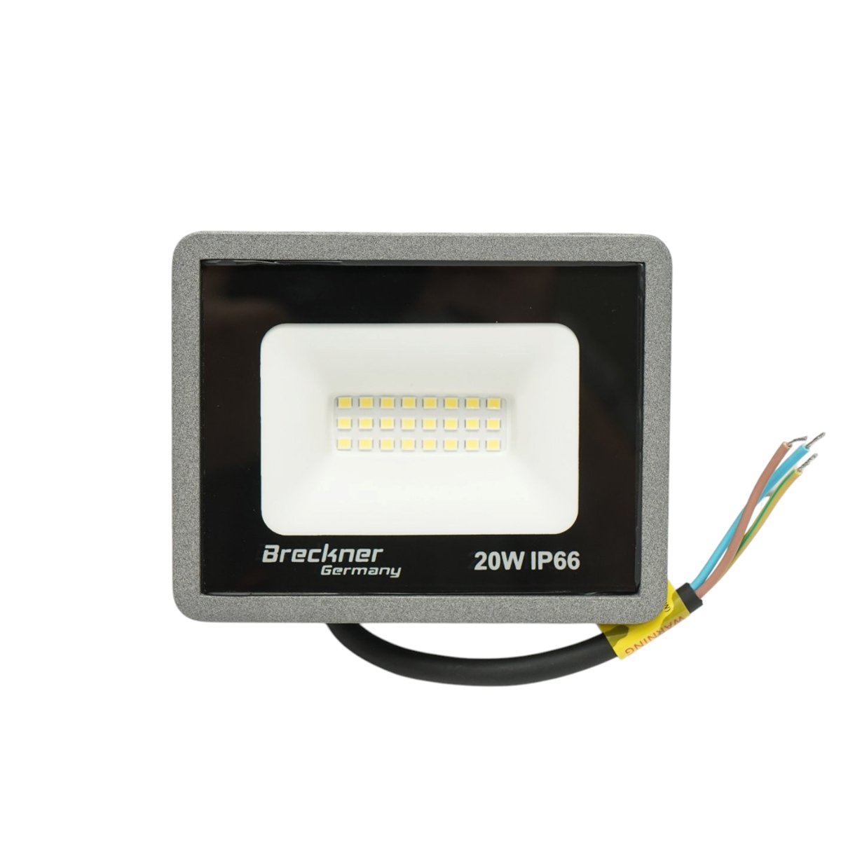 Proiector LED 20W, 100-265V, 6500K, 2000lm tip Flood 115x90x25mm IP66 Breckner Germany - imagine 2