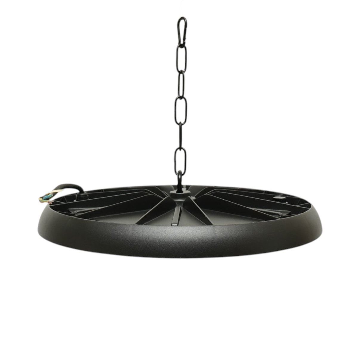 Lampa industriala LED UFO High-Bay 200W, 100-265V, 6500K, 24000lm pentru hale, depozite 365x32mm IP65 Breckner Germany - imagine 2