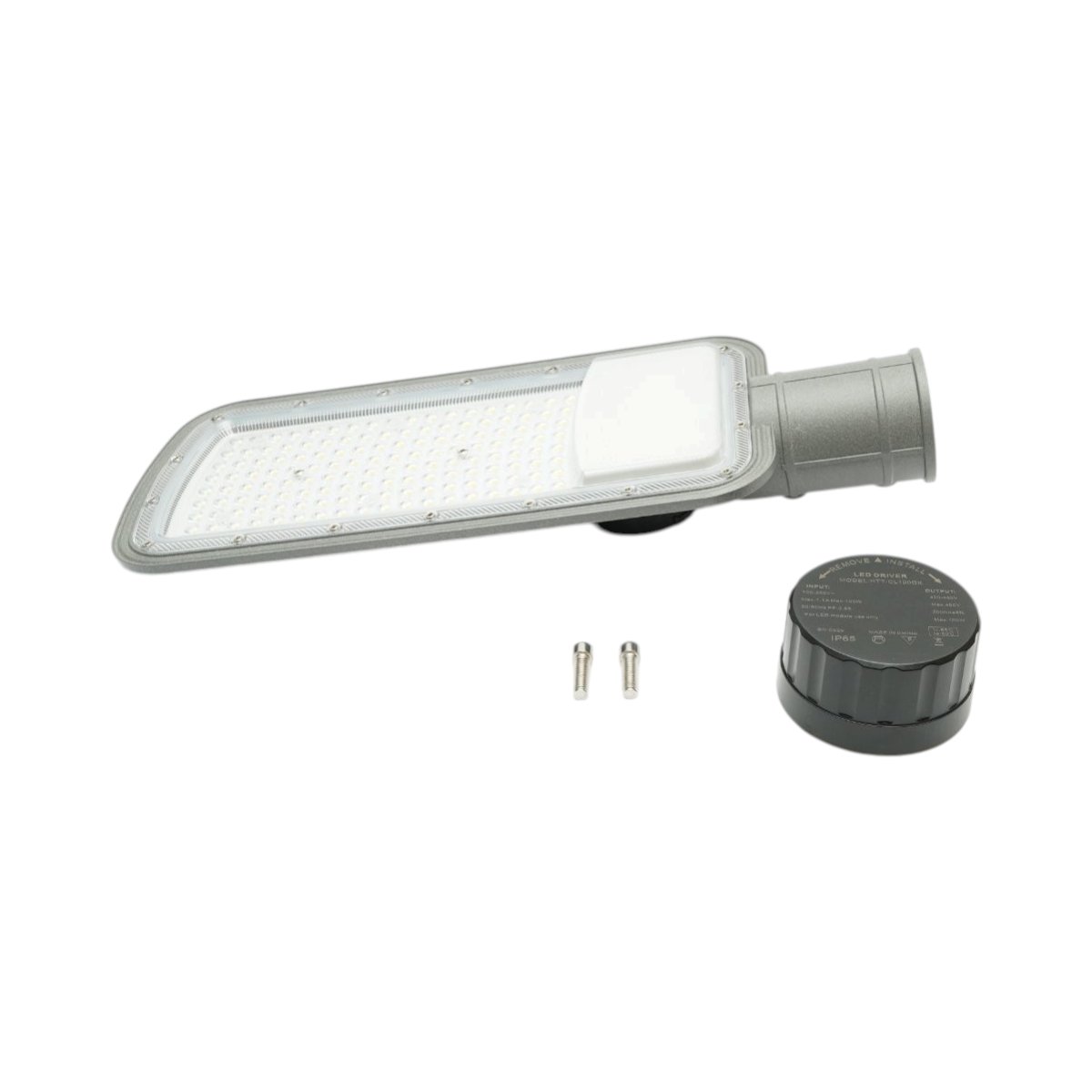 Lampa iluminat stradal LED 100W, 100-265V, 6500K, 12000lm cu prindere pe stalp 430x175x65mm IP65 Breckner Germany - imagine 4