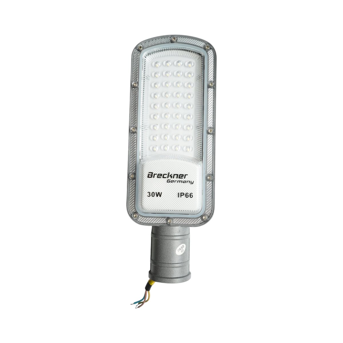 Lampa iluminat stradal LED 30W, 100-265V, 6500K, 3300lm cu prindere pe stalp 285x100x25mm IP66 Breckner Germany - imagine 2