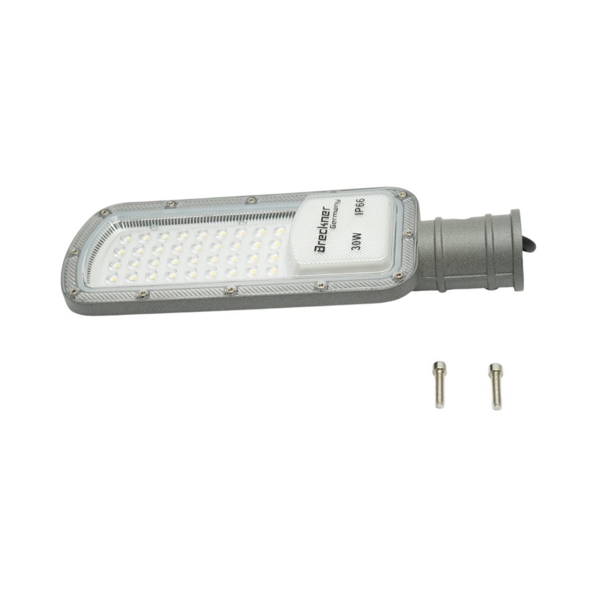 Lampa iluminat stradal LED 30W, 100-265V, 6500K, 3300lm cu prindere pe stalp 285x100x25mm IP66 Breckner Germany - imagine 4
