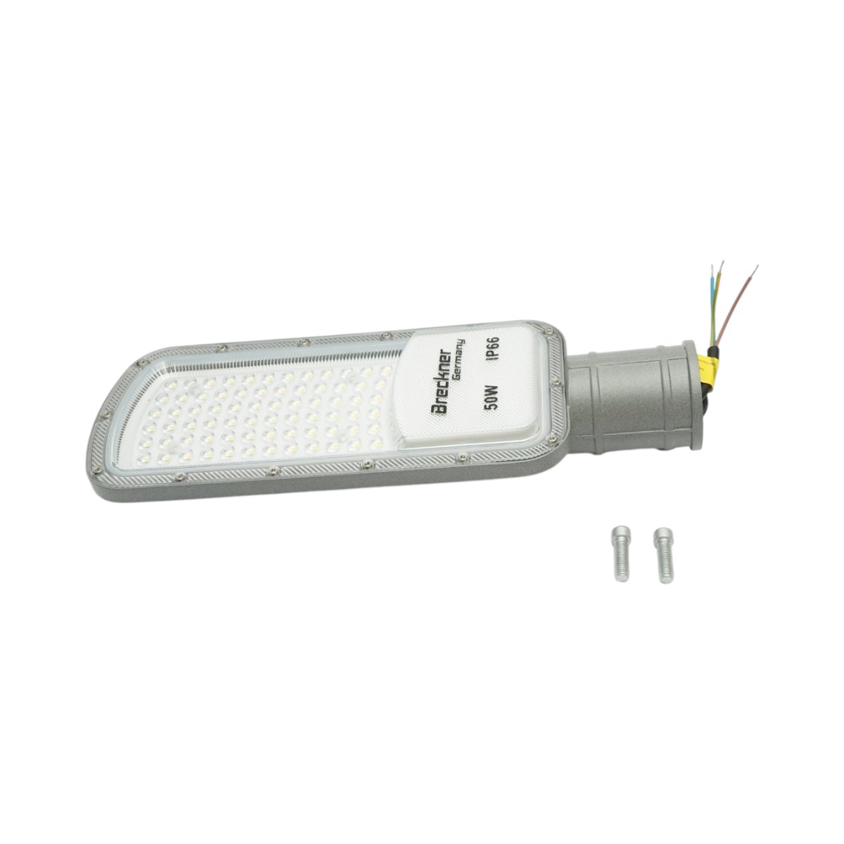 Lampa iluminat stradal LED 50W, 100-265V, 6500K, 5500lm cu prindere pe stalp 340x125x25mm IP66 Breckner Germany - imagine 4