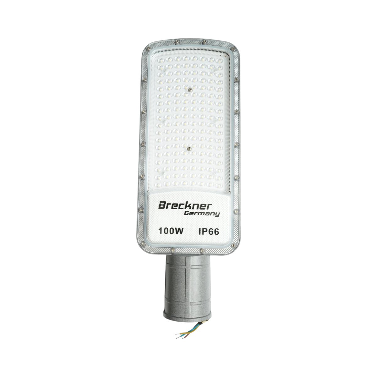 Lampa iluminat stradal LED 100W, 100-265V, 6500K, 11000lm cu prindere pe stalp 420x155x25mm IP66 Breckner Germany - imagine 2