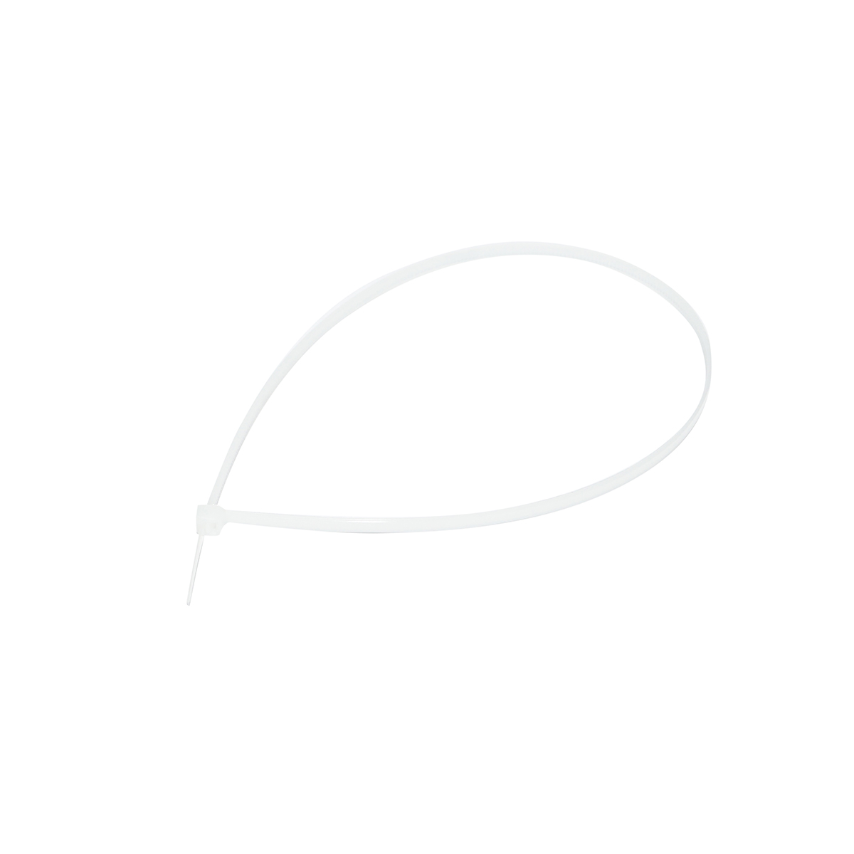 Faseta, colier plastic alb 3.5x370mm 100 buc/set Breckner Germany - imagine 3