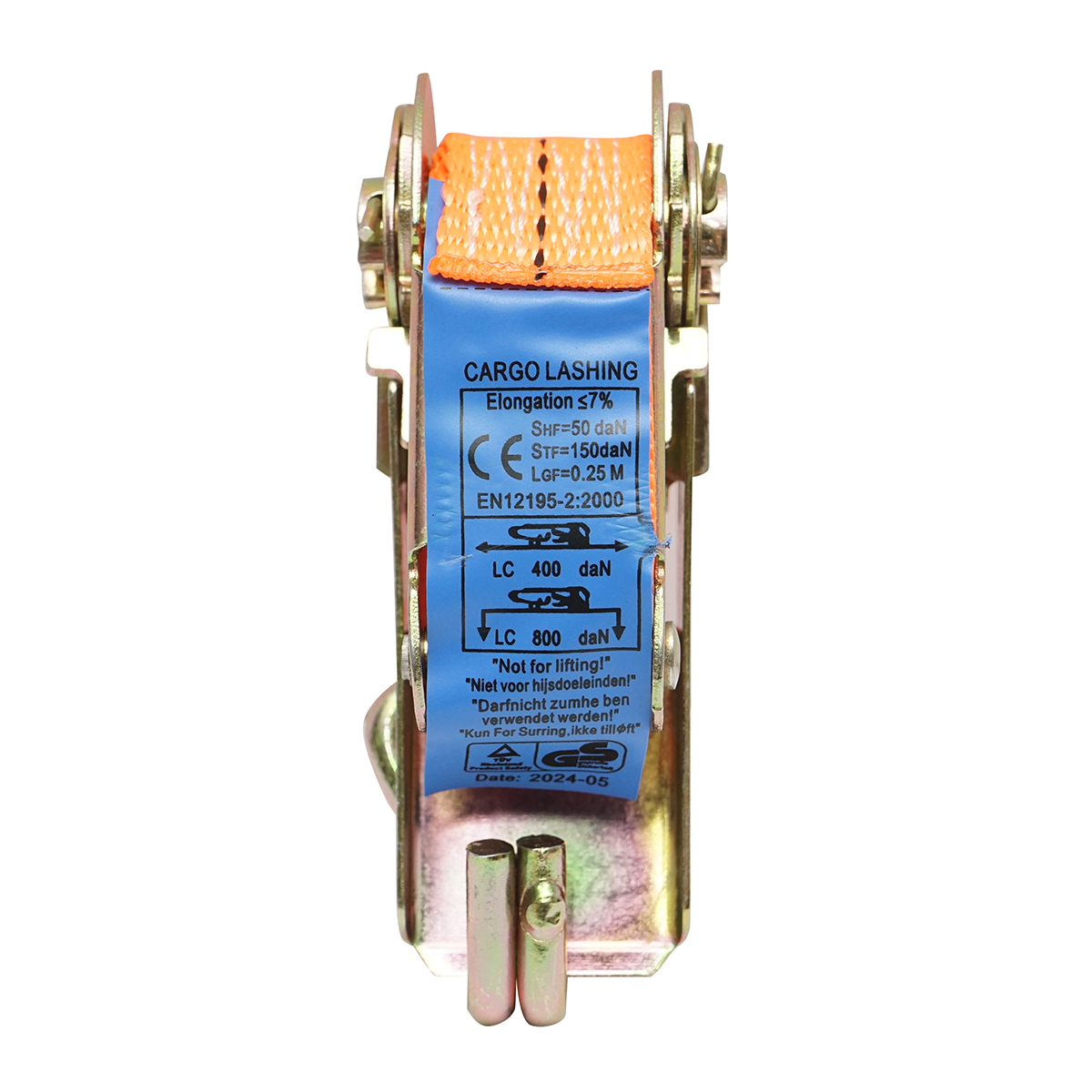 Chinga ancorare marfa 5mx25mm 800Kg (clichet simplu) Breckner Germany - imagine 3