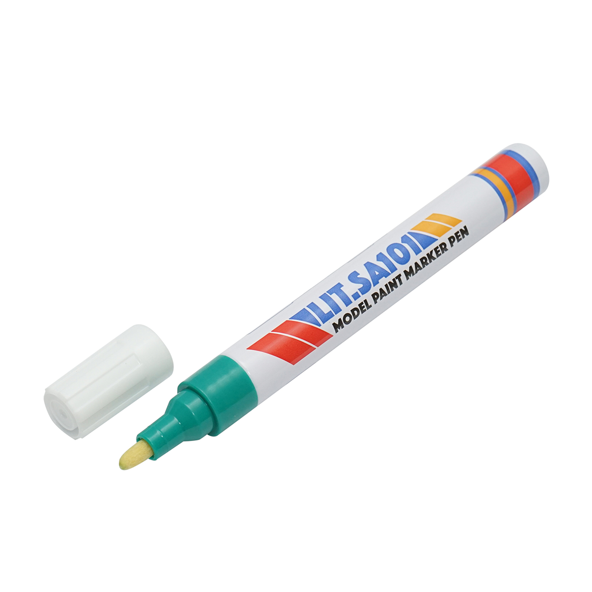 SET 12 buc. Marker vopsea verde pe baza de ulei, impermeabil, uscare rapida - imagine 2