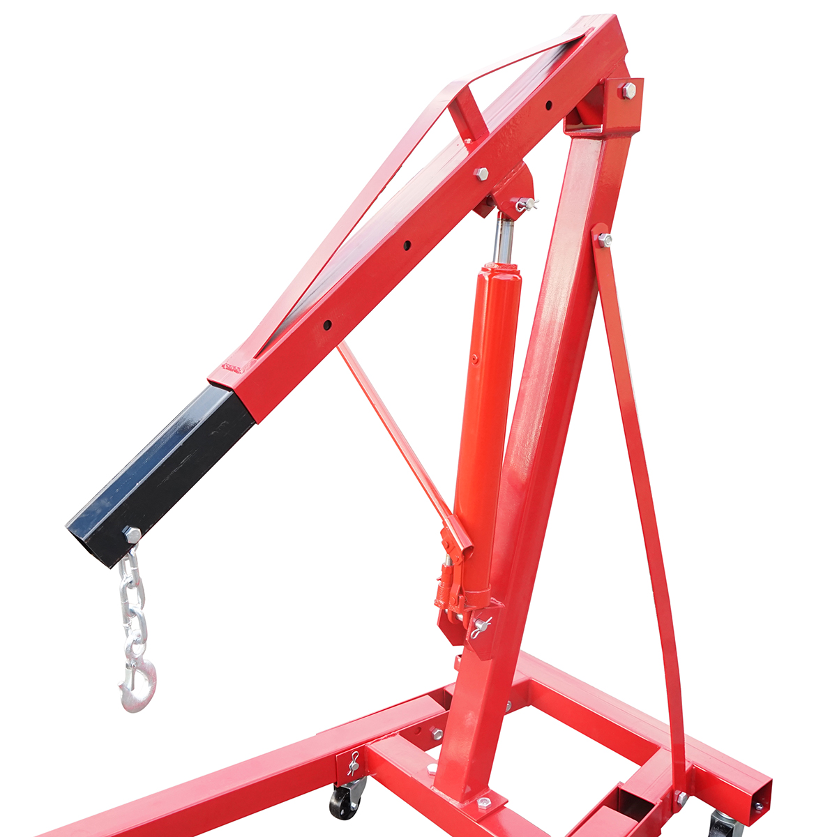 Macara hidraulica pliabila tip girafa pentru atelier 2T - imagine 6