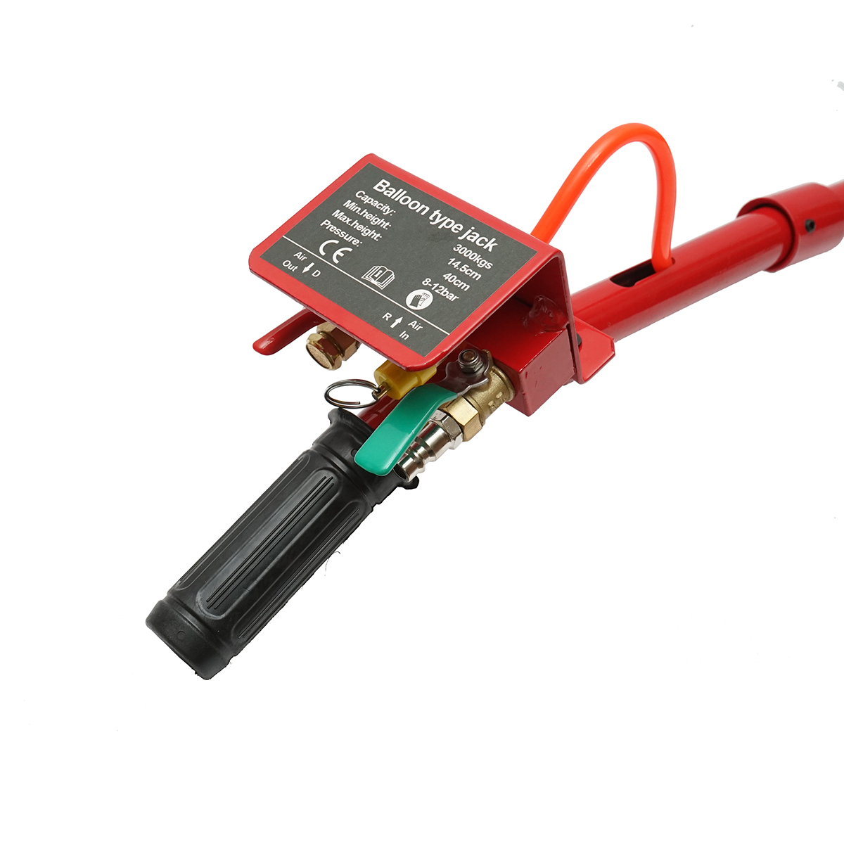 Cric pneumatic profesional cu maner lung 150-400mm 3T - imagine 6