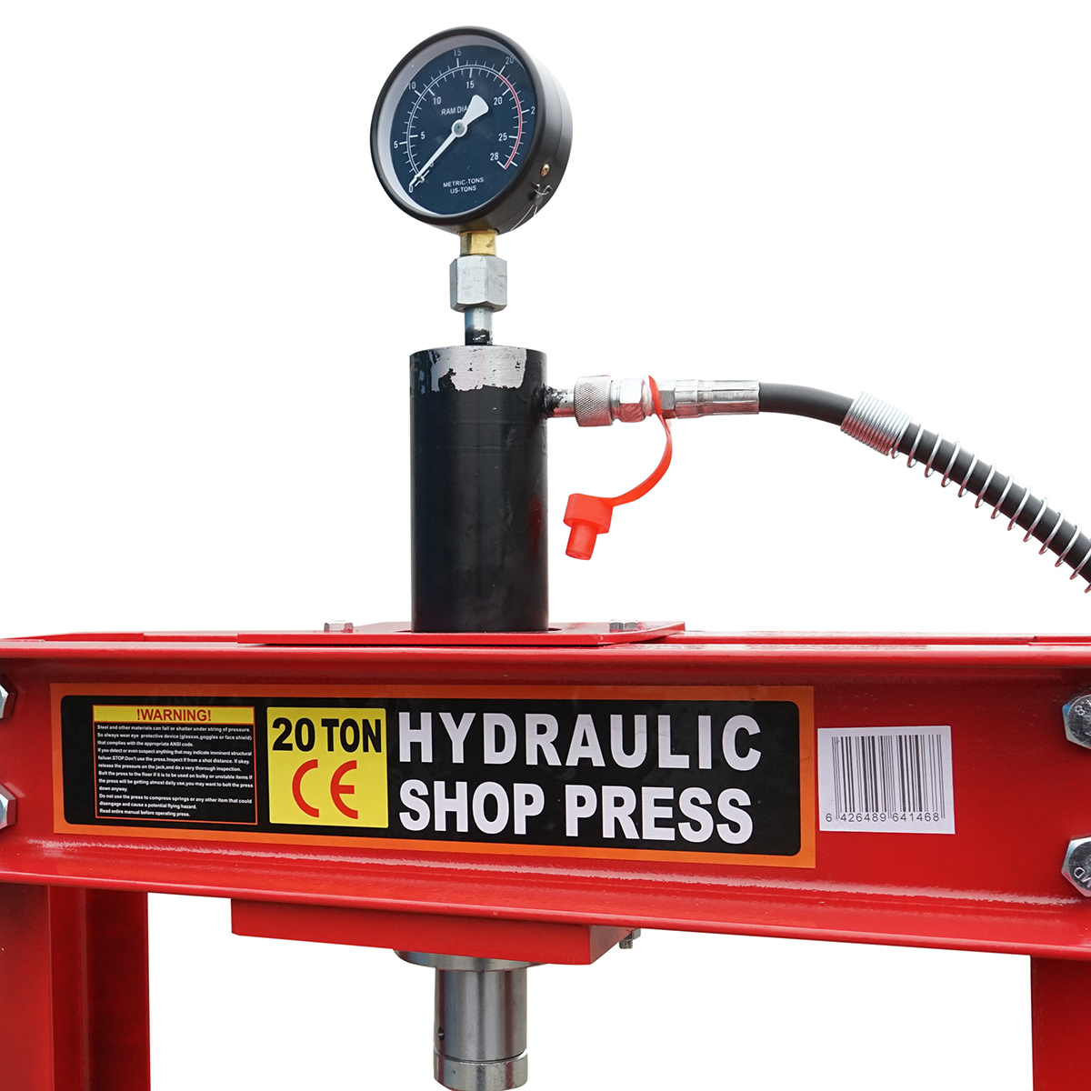 Presa hidraulica 20T, deschidere reglabila 0-820mm, cursa piston 0-150mm - imagine 5