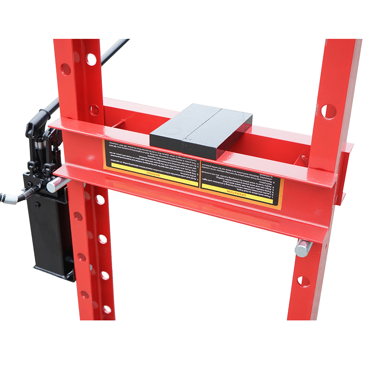 Presa hidraulica 20T, deschidere reglabila 0-820mm, cursa piston 0-150mm - imagine 7