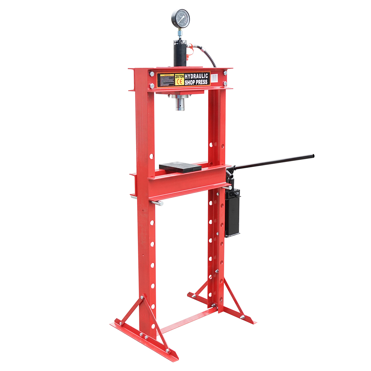 Presa hidraulica 20T, deschidere reglabila 0-820mm, cursa piston 0-150mm - imagine 4