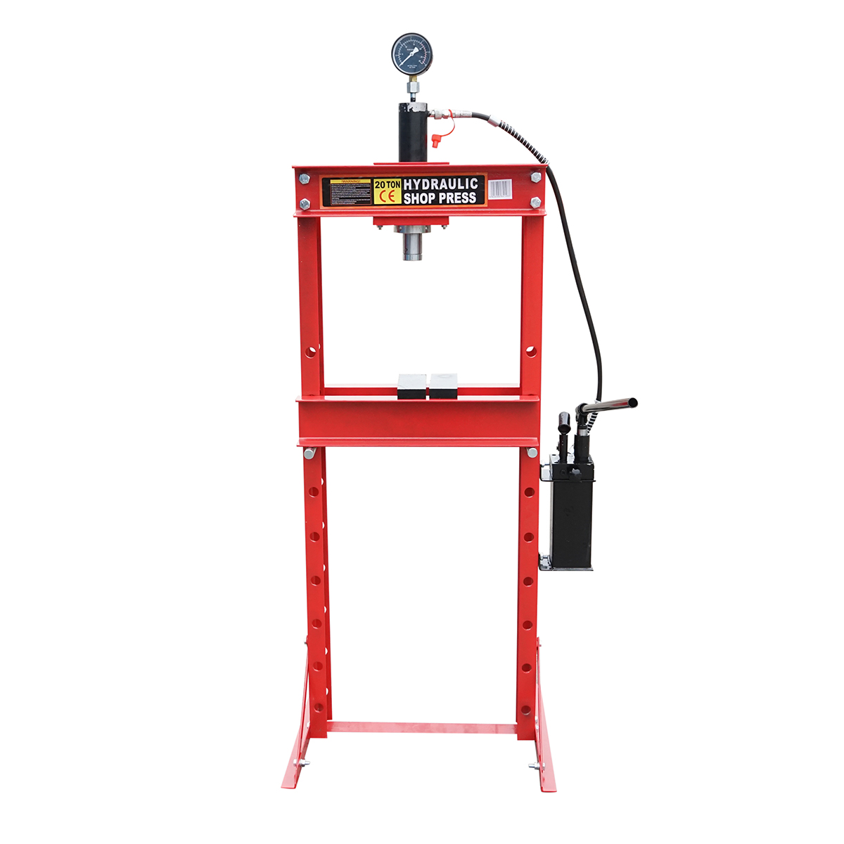 Presa hidraulica 20T, deschidere reglabila 0-820mm, cursa piston 0-150mm