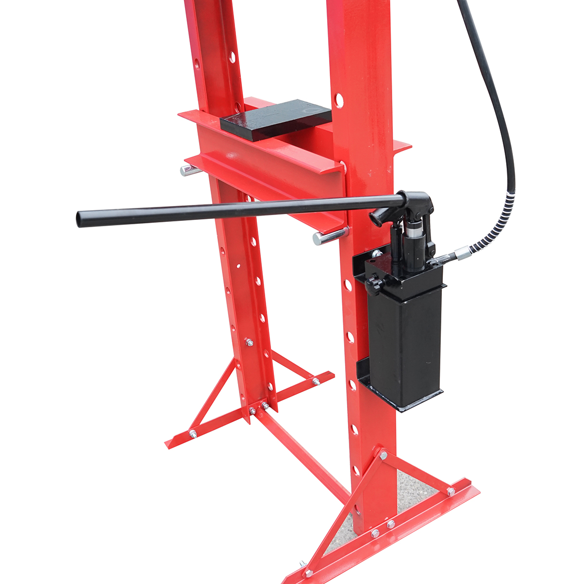 Presa hidraulica 20T, deschidere reglabila 0-820mm, cursa piston 0-150mm - imagine 6