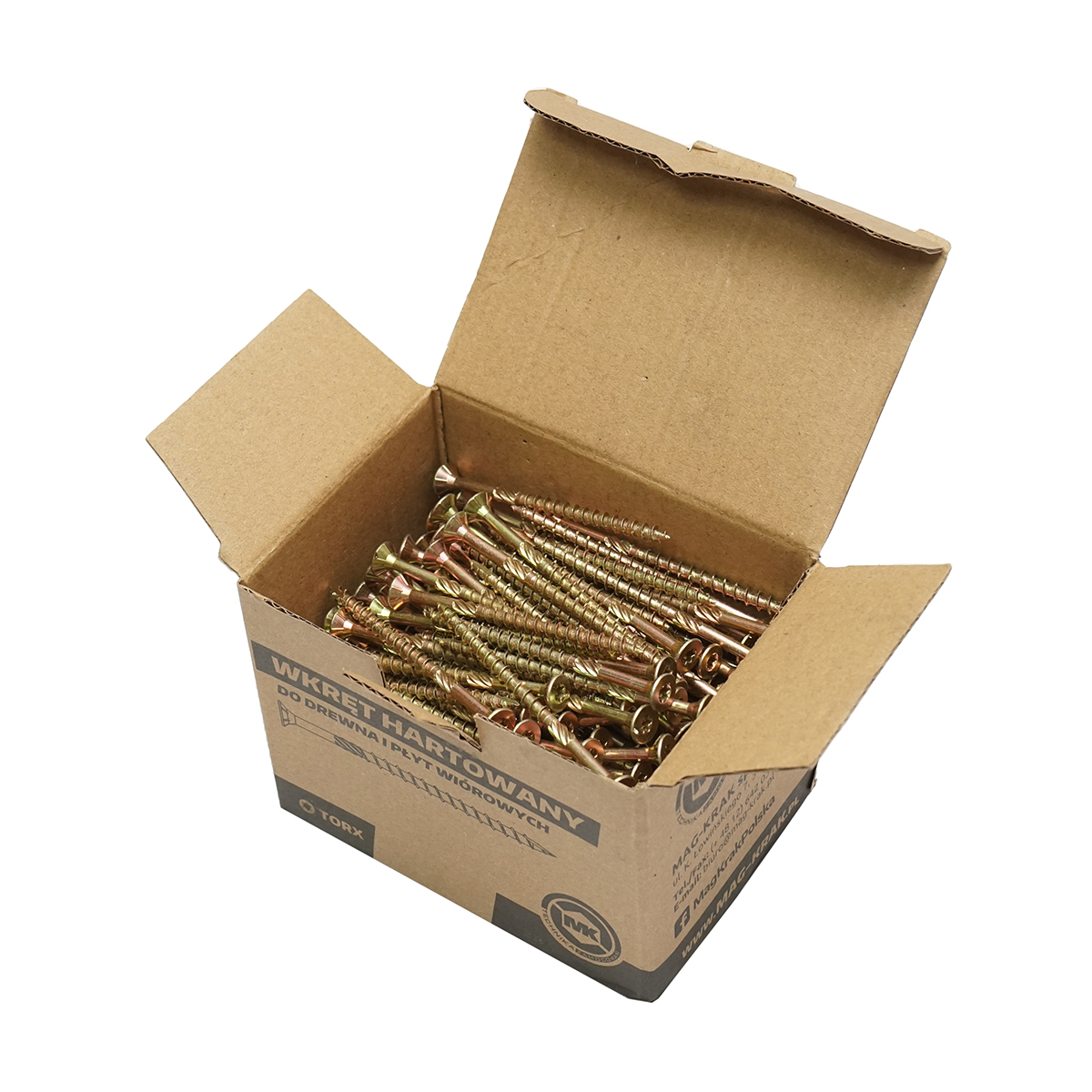 Surub lemn autofiletant 5x80mm tip torx TX25, cap inecat 200 buc/cutie - imagine 4
