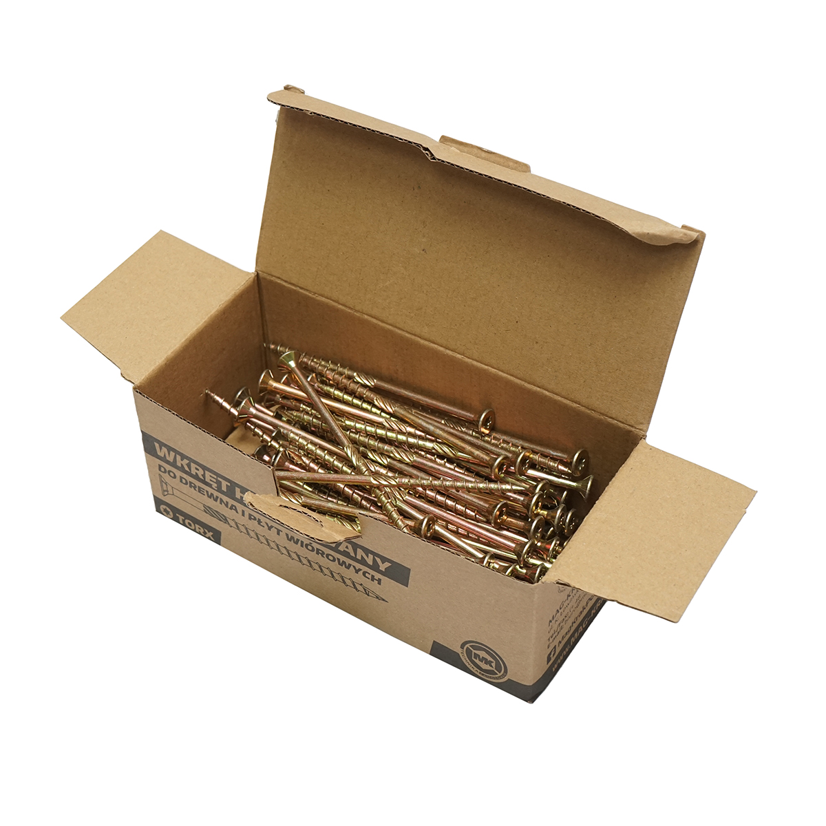 Surub lemn autofiletant 6x120mm tip torx TX30, cap inecat 100 buc/cutie - imagine 4