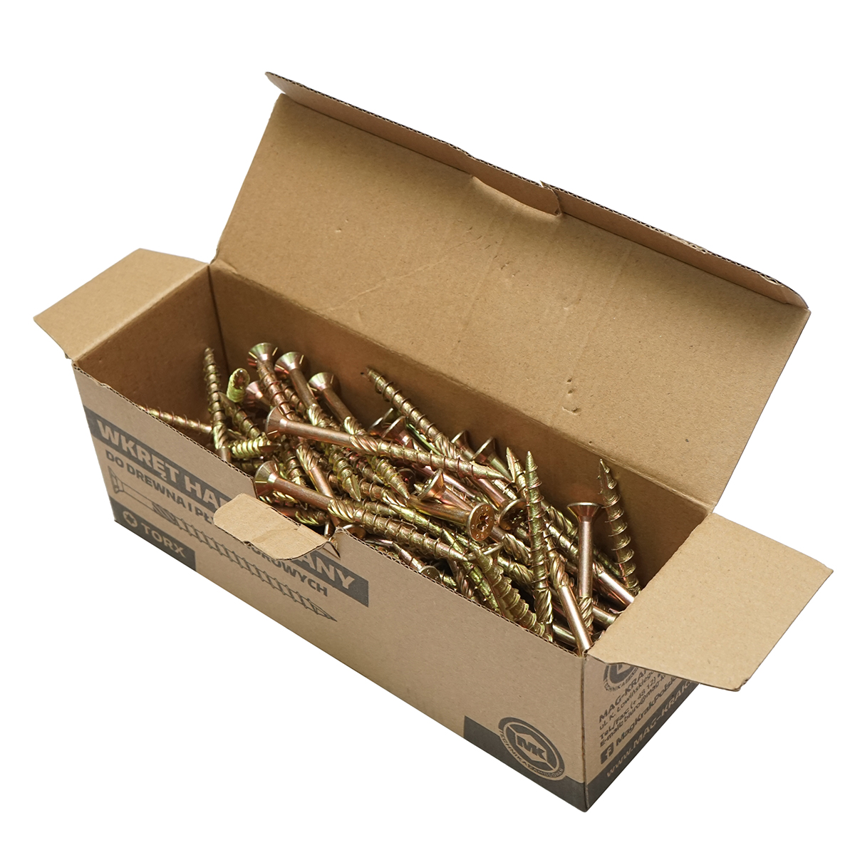 Surub lemn autofiletant 8x100mm tip torx TX40, cap inecat 100 buc/cutie - imagine 4