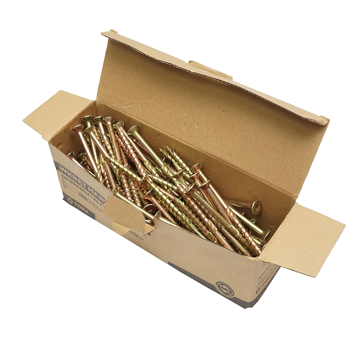 Surub lemn autofiletant 8x120mm tip torx TX40, cap inecat 100 buc/cutie - imagine 4