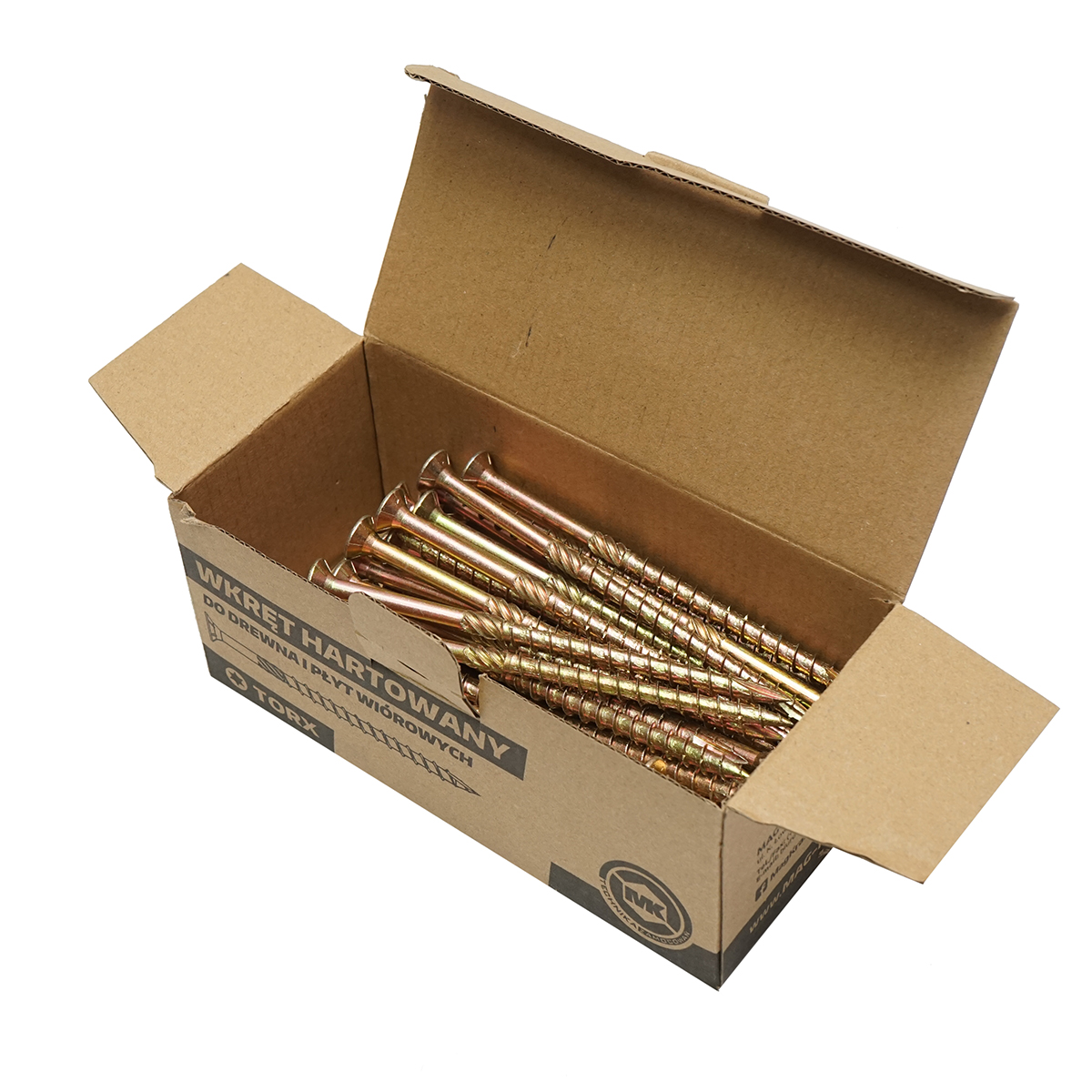 Surub lemn autofiletant 8x140mm tip torx TX40, cap inecat 50 buc/cutie - imagine 4