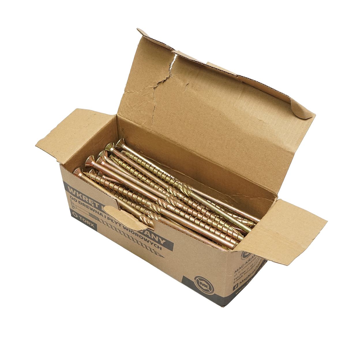 Surub lemn autofiletant 8x180mm tip torx TX40, cap inecat 50 buc/cutie - imagine 4